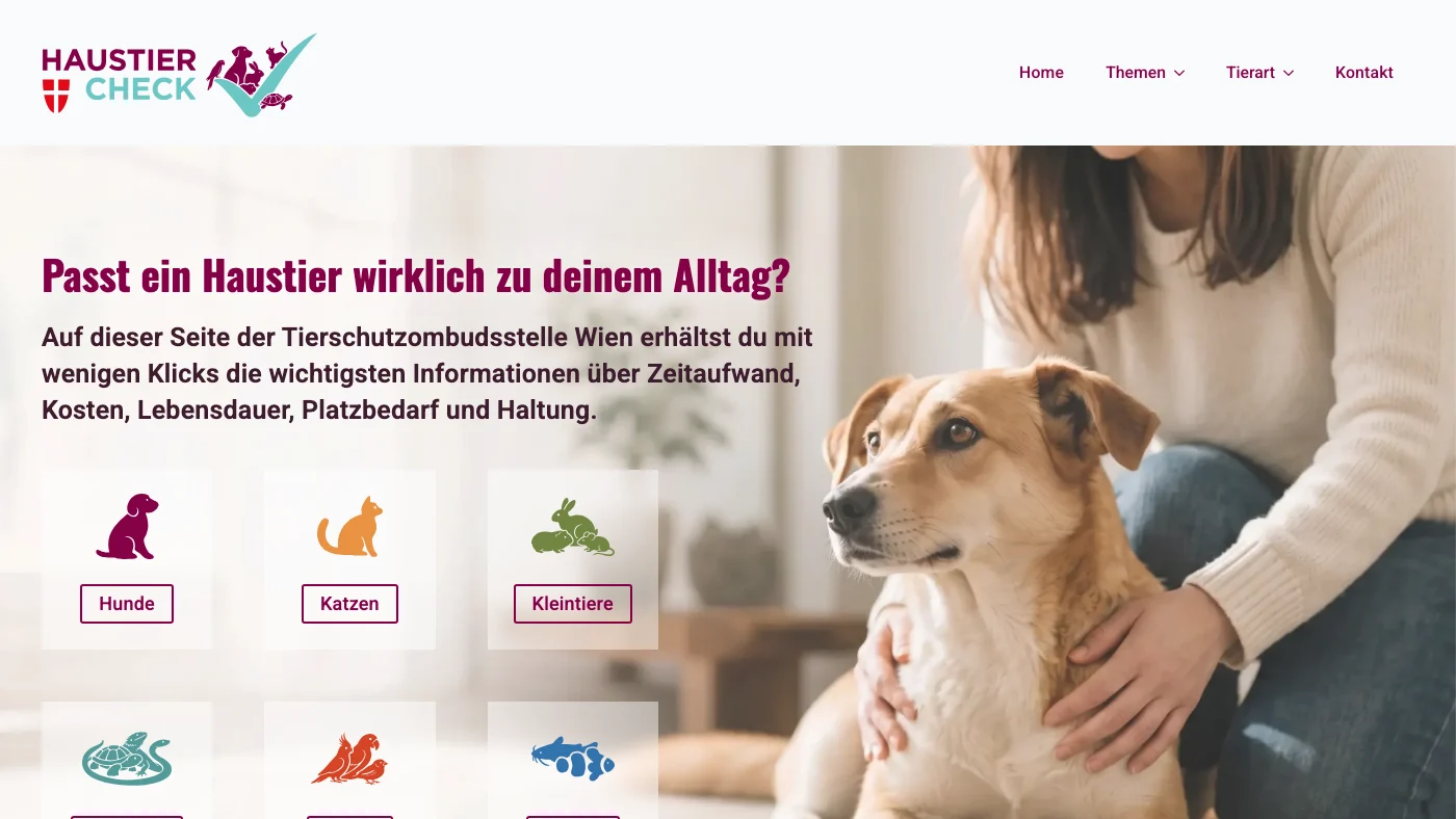 Website Haustiercheck